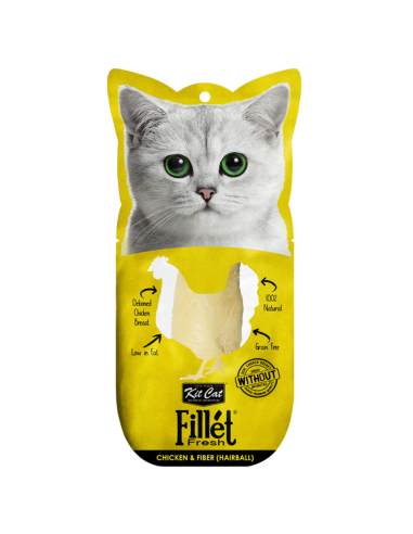 Kit Cat FilletFresh cat treat, chicken and fibre fillet 30 g