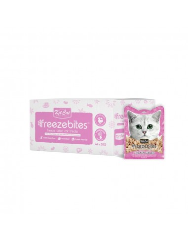 Kit Cat FreezeBites freeze-dried chicken liver cat treats 20 g