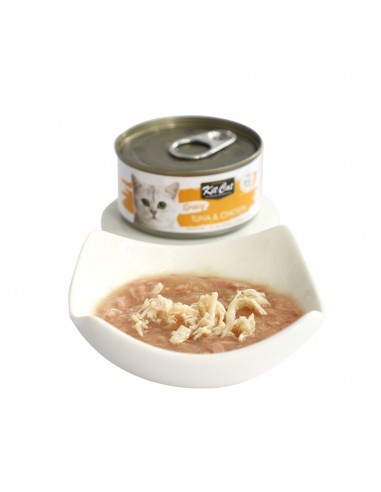 Wet cat food Kit Cat Gravy tuna and chicken 70 g