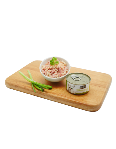 Wet cat food Kit Cat Toppers chicken and tuna in jelly 80 g