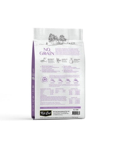 Kit Cat No Grain Tuna & Salmon Dry Cat Food, 10 kg