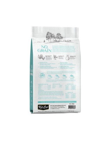 Kit Cat No Grain Chicken & Turkey Dry Cat Food, 10 kg