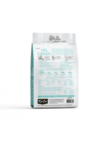 Kit Cat No Grain Chicken & Turkey Dry Cat Food, 1 kg