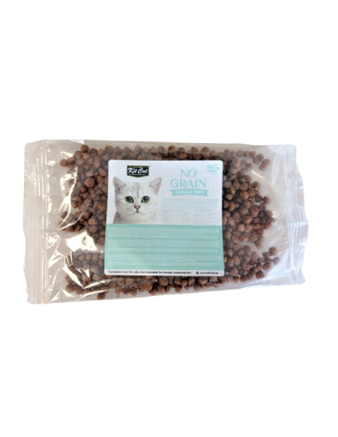Kit Cat No Grain Chicken & Turkey Dry Cat Food, 50 g sample