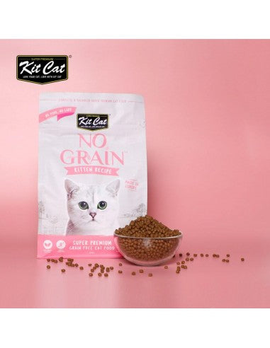 Kit Cat No Grain Grain-Free Kitten Food, 1 kg