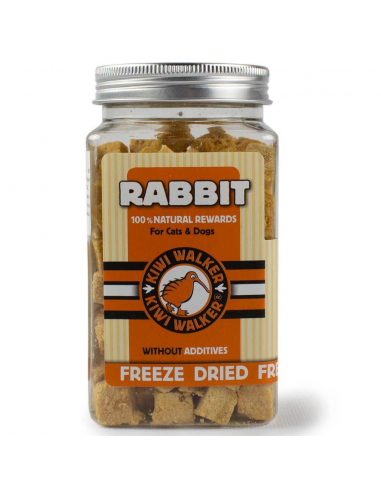 Kiwi Walker natural rabbit treats for dogs and cats 75 g