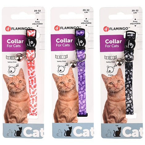 Loulou cat collar, 15–22 cm, 10 mm, assorted – image 2