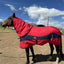 Waterproof winter horse rug with hood – view 2