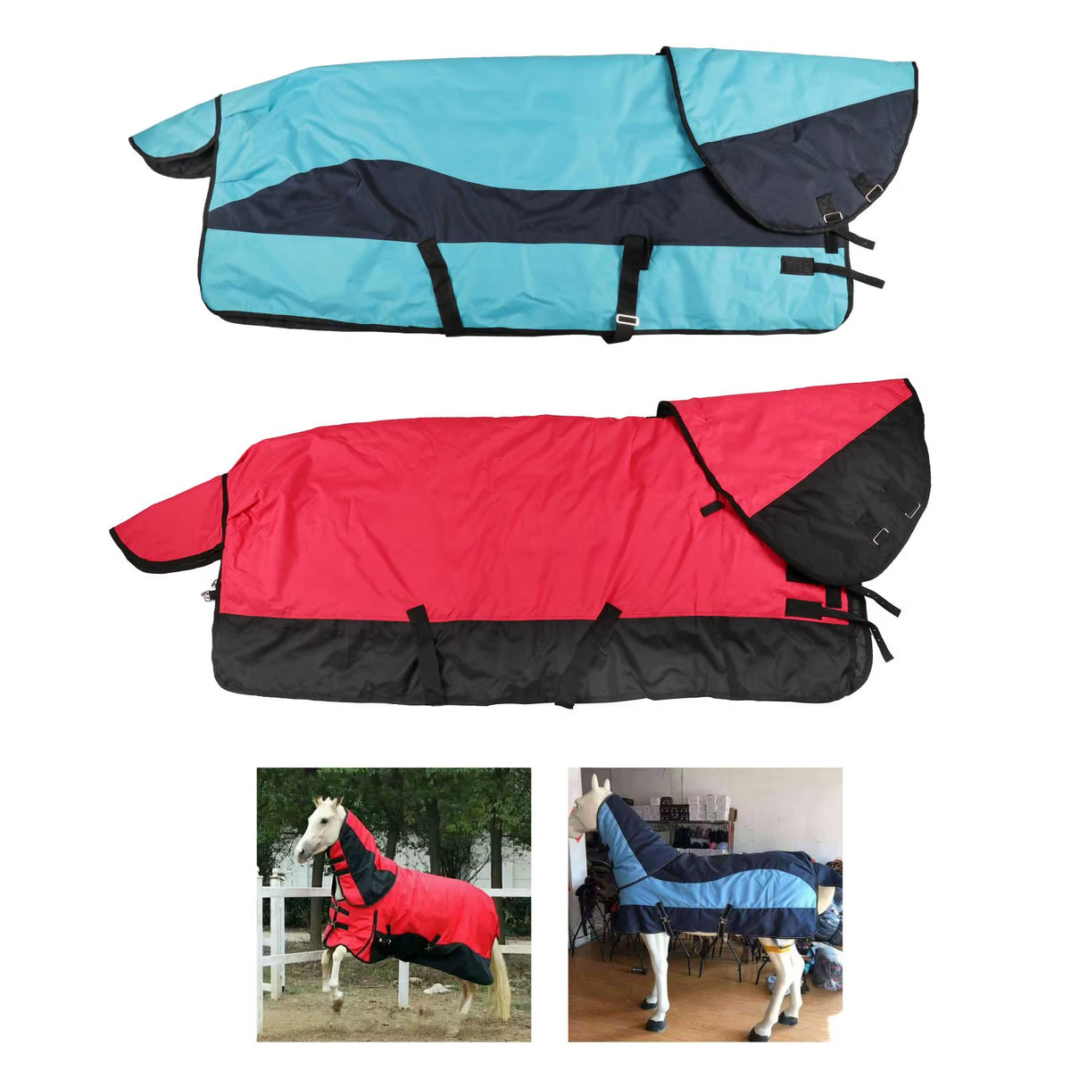 Waterproof winter horse rug, 3 colours – view 6