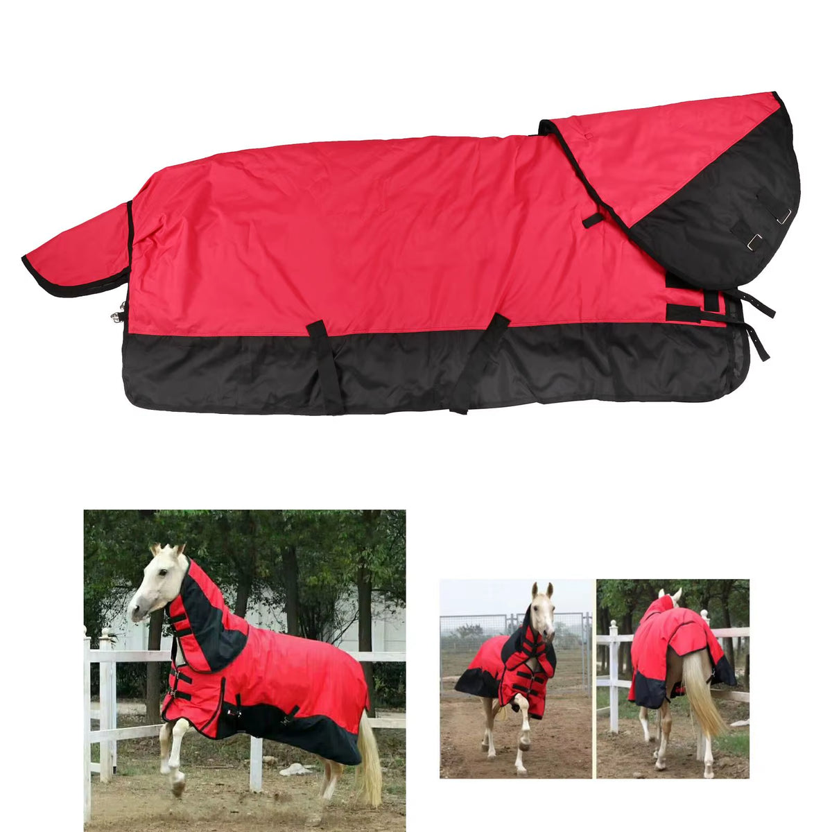 Waterproof winter horse rug, 3 colours – view 8