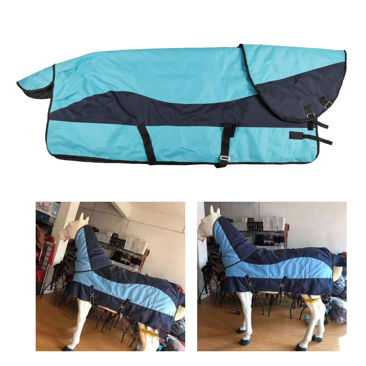 Waterproof winter horse rug, 3 colours