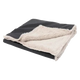 FuzzYard Life reversible dog blanket, Slate Grey