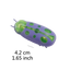 Mariquita vibradora para gatos, juguete de insecto que se mueve solo, morado y verde
