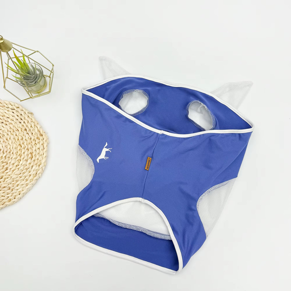 Breathable horse fly mask with ears – view 5