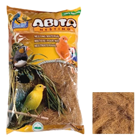Coconut fibre bird nesting material