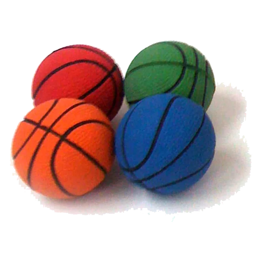 Basket Semi-Hard Mini Dog Balls, 4 cm