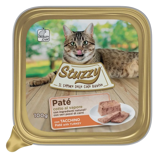 Mister Stuzzy Cat turkey wet cat food, 100 g tray