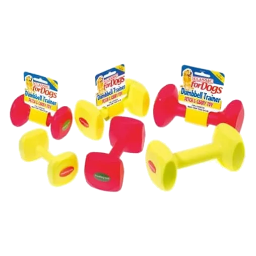 Classic Training Dumbbell Vinyl Dog Toy