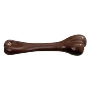 Chocolate Bone Chew Toy for Dogs, Small or Large