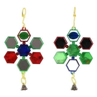 Delta multi-mirror bird toy