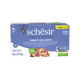 Schesir tuna with anchovies wet cat food, 6 × 50 g, multipack
