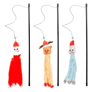 Babbo Christmas cat toy, multicolour