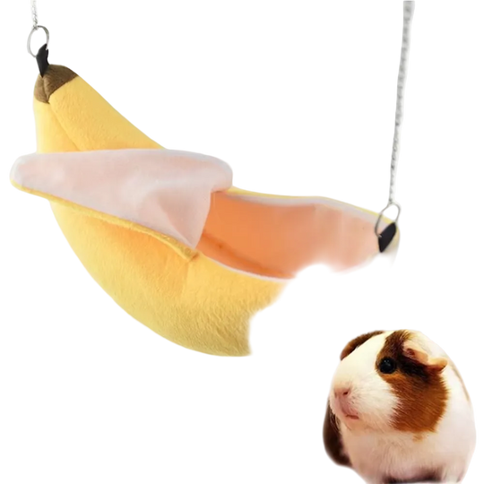 Nido colgante de algodón con forma de plátano para hámster - ZONLIDOOG