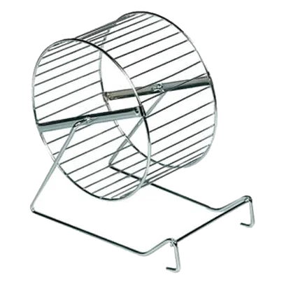 Metal hamster exercise wheel