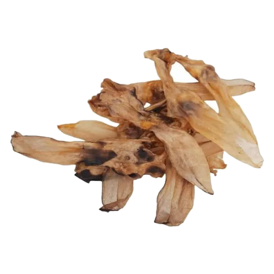 Dried hairless rabbit ears dog chews, 1 kg