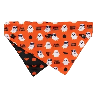 Halloween dog bow tie FuzzYard Spooky Ghost M/L
