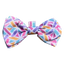 FuzzYard Bubblegum Burst Dog Bow Tie with Velcro