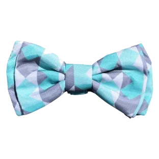 FuzzYard Mint Fizz Dog Bow Tie with Velcro
