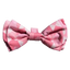 FuzzYard Pink Lemonade Dog Bow Tie with Velcro
