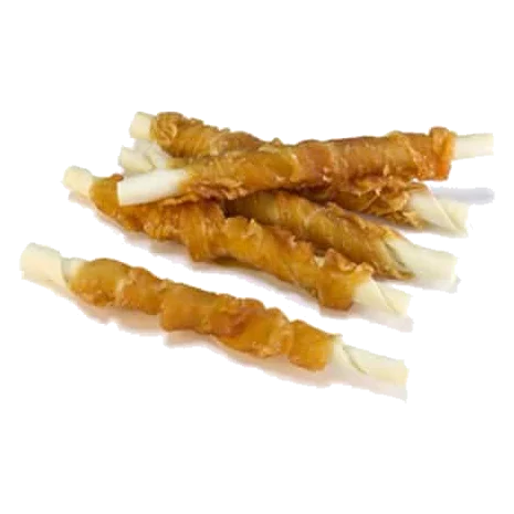 Chicken-Wrapped Dog Chew Sticks, 13 and 20 cm