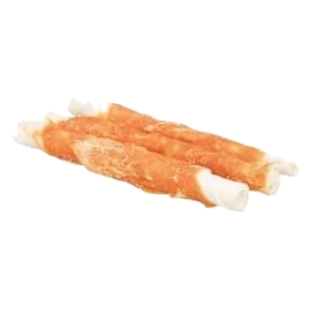 Chicken rawhide chew sticks for dogs, 18 cm