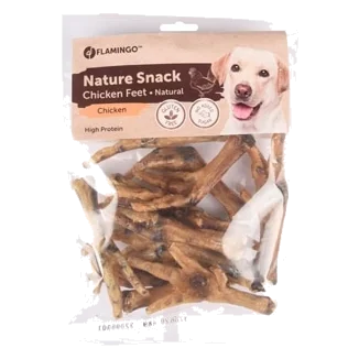 Flamingo chicken feet dog treats, 200 g