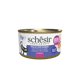 Schesir chicken fillets with beef in broth wet cat food, 70 g tin