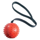 Classic Pimple Ball & Rope Dog Toy, 70 mm