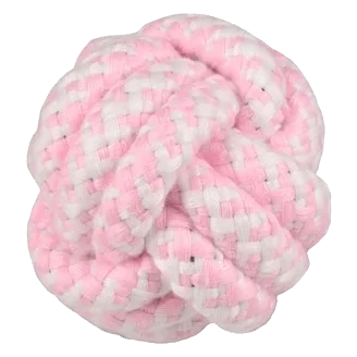 Flamingo Small Dog Club Rope Ball Dog Toy, 6 cm