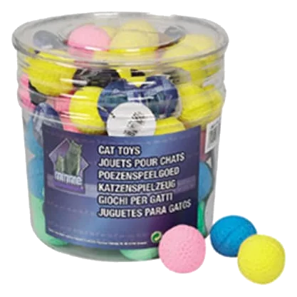 Foam ball cat toy
