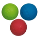 Flamingo Summer Squeak rubber dog ball, 8 cm