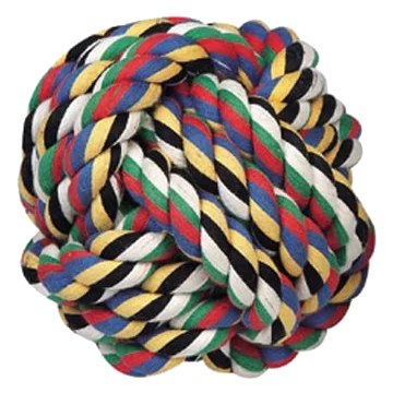 Cotton Rope Ball Dog Toy, 15 cm