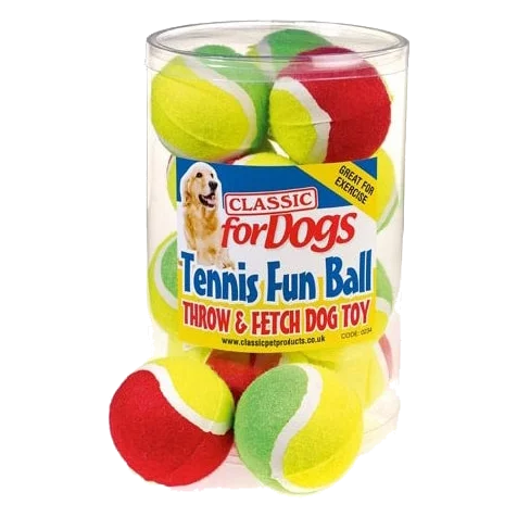 Classic Fun Ball two-tone tennis ball for dogs, 60 mm