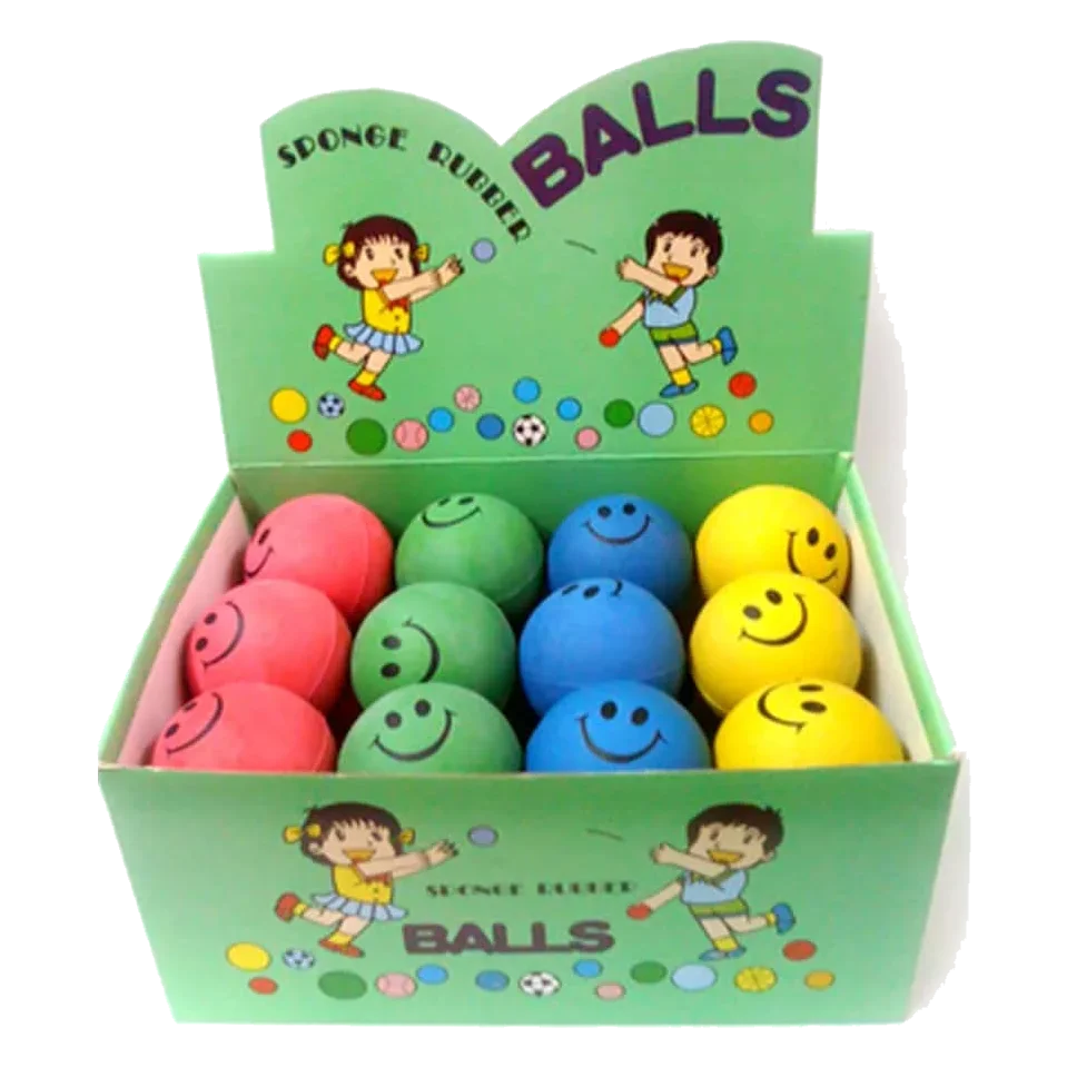 Semi-hard Smile dog ball, 6.5 cm