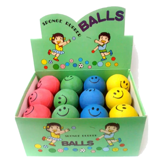 Semi-hard Smile dog ball, 6.5 cm