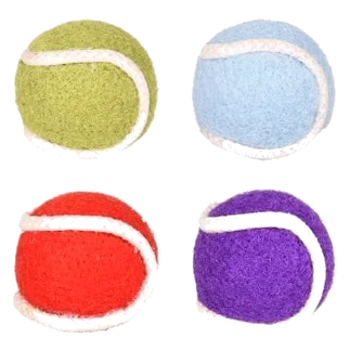 Assorted balls for cats