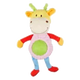 Flamingo Polly deer plush dog toy with rubber ball