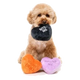 Halloween plush dog toy FuzzYard Spooky Candy Hearts, pack of 3