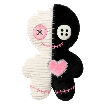 Halloween plush dog toy FuzzYard Jinxed with squeaker