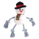 Christmas snowman plush with rope for dogs